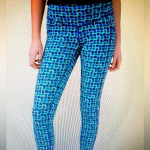 J.MCLAUGHLIN Rhonda Leggings In Navy/Blue/Green Size S